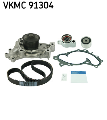 SKF VKMC 91304 Pompa acqua + Kit cinghie dentate